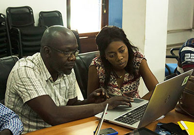 training workshop in Kinshasa, capital of the Democratic Republic of the Congo (DRC), May 6–9, 2019. The workshop sought to strengthen the methodology for fieldwork and data validation efforts to be implemented in the eastern DRC provinces of Tanganyika and Haut-Lomami.