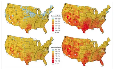 Water demand map